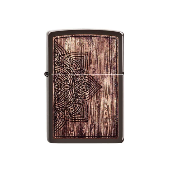 فندک زیپو مدل Zippo Wood Mandala Design کد 49184